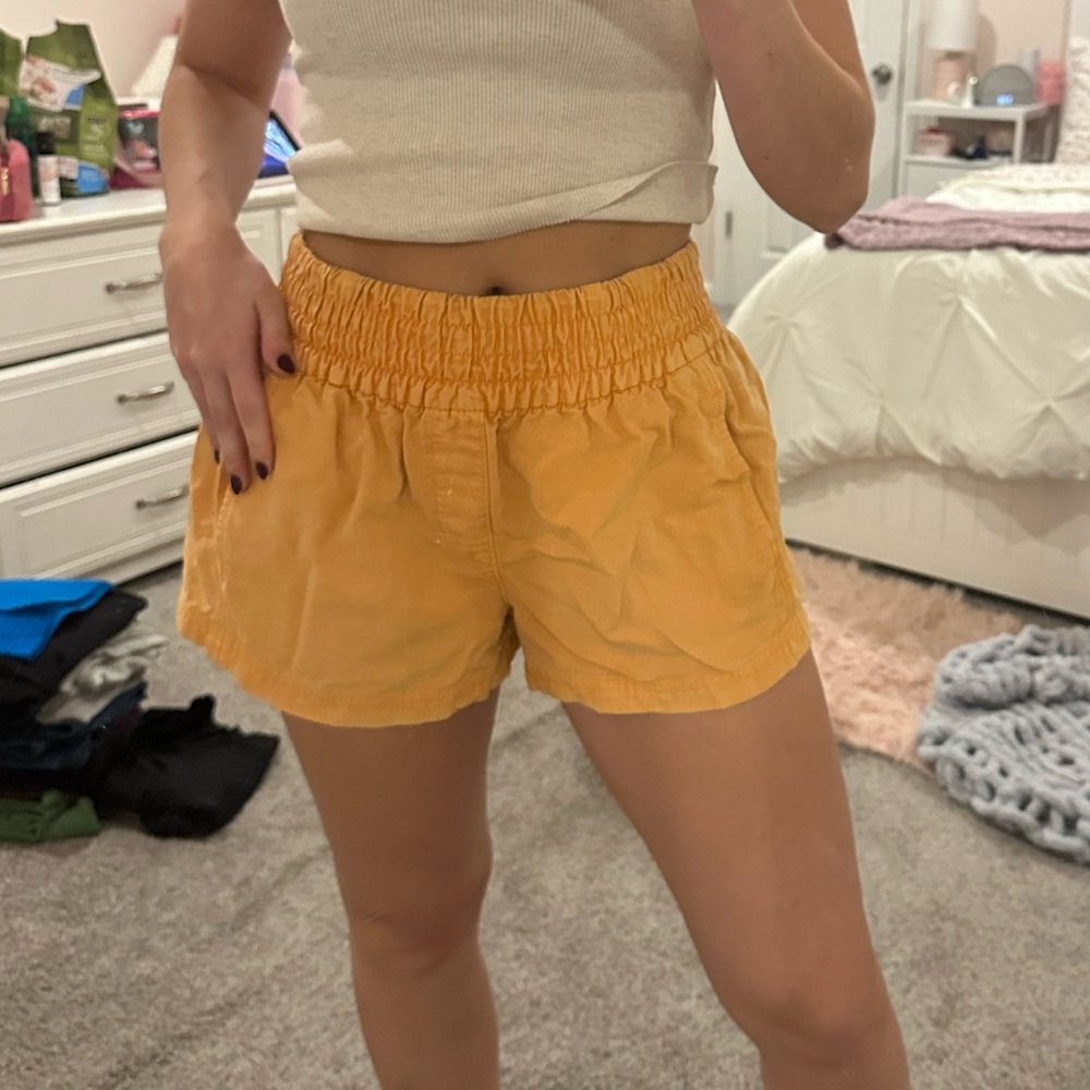 Aerie Women's Vibrant Orange Athletic Shorts